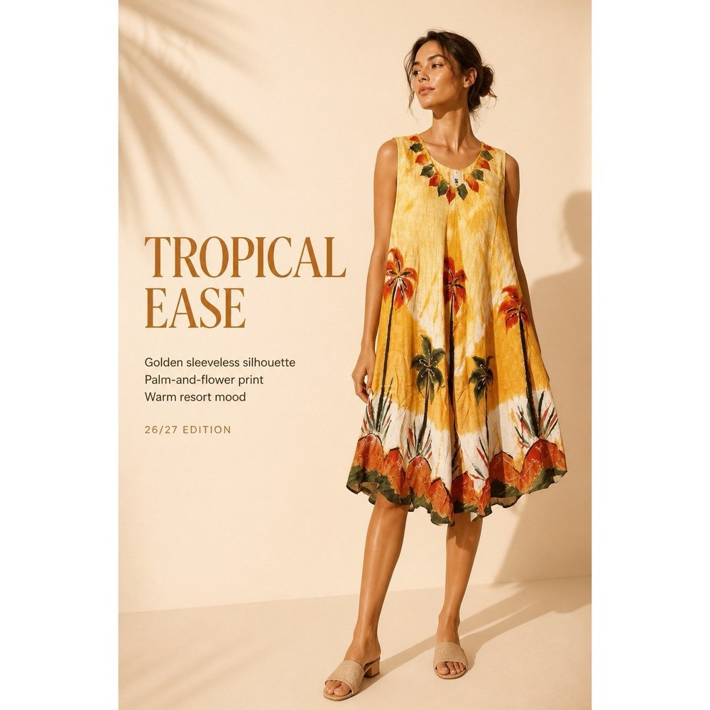 Wevez Tropical‎ Sundress Boho Midi Hand Embroidery Flowy Dresses